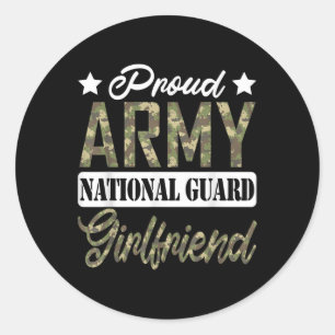 Adesivo Redondo Família Militar Guarda Nacional do Exército Orgulh
