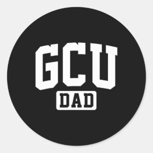 Adesivo Redondo Família Vintage Padre Arch Pai da Universidade GCU