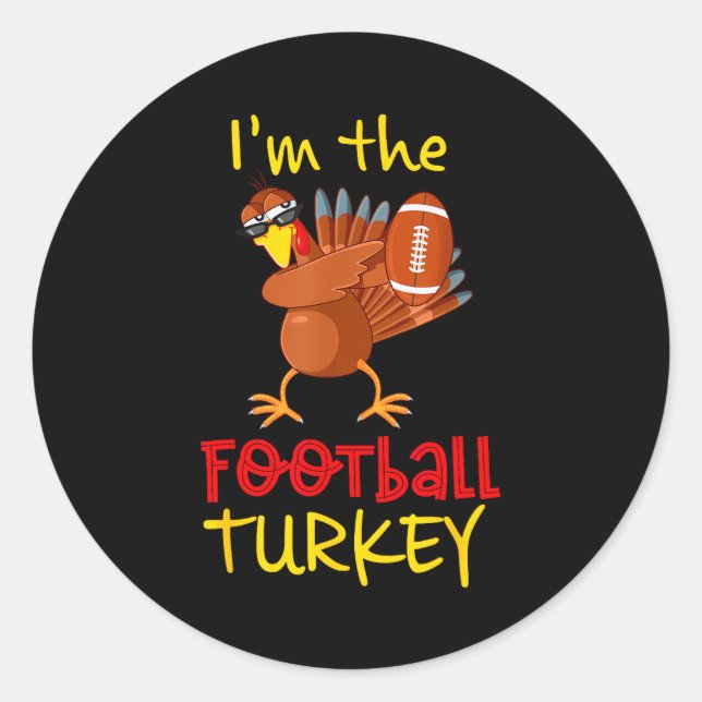 Adesivo Redondo Family Matching Thanksgiving Costume Outfit Uni-ad (Frente)