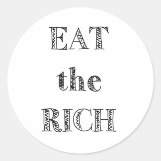 Adesivo Redondo faminto