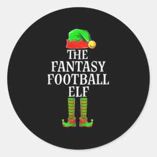 Adesivo Redondo Fantasia Futebol Elf Roupa Boy Christmas