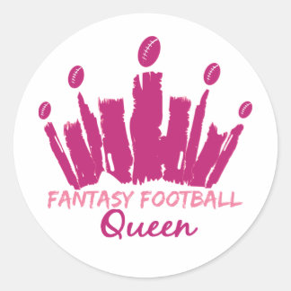 Adesivo Redondo Fantasia, Rainha de Futebol