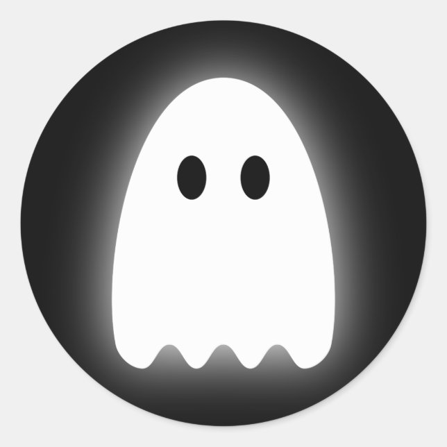Adesivo Redondo Fantasma (Frente)