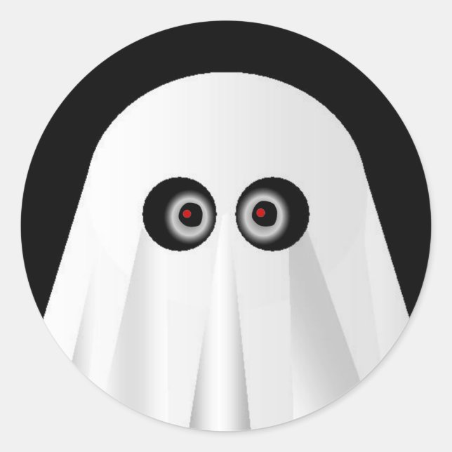 Adesivo Redondo Fantasma (Frente)