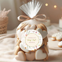 Adesivo Redondo Fantasy Fairy First Wildflower