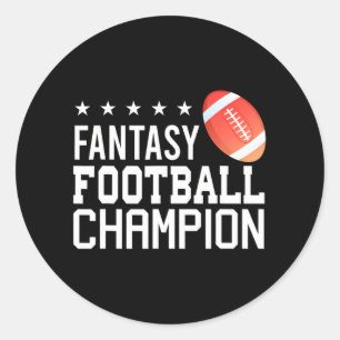 Adesivo Redondo FANTASY FOOTBALL CHAMPION Champion