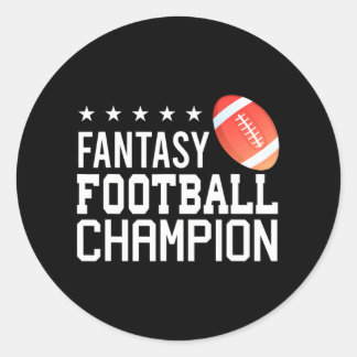 Adesivo Redondo FANTASY FOOTBALL CHAMPION Champion