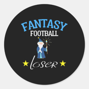 Adesivo Redondo Fantasy Futebol Perdido Fantasy Futebol Tee
