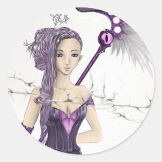 Adesivo Redondo Fantasy Sorceress