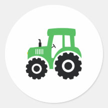 Farm Tractor Sticker Seal Kids Party Favor