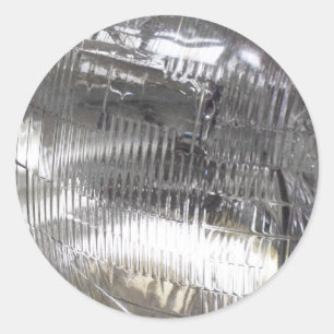 Adesivo Redondo Faróis de carro clássicos