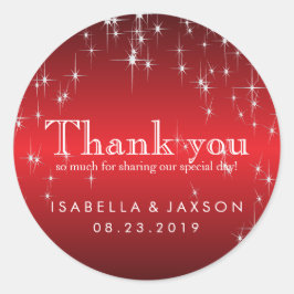 Adesivo Redondo Faróis em Vermelho Metálico