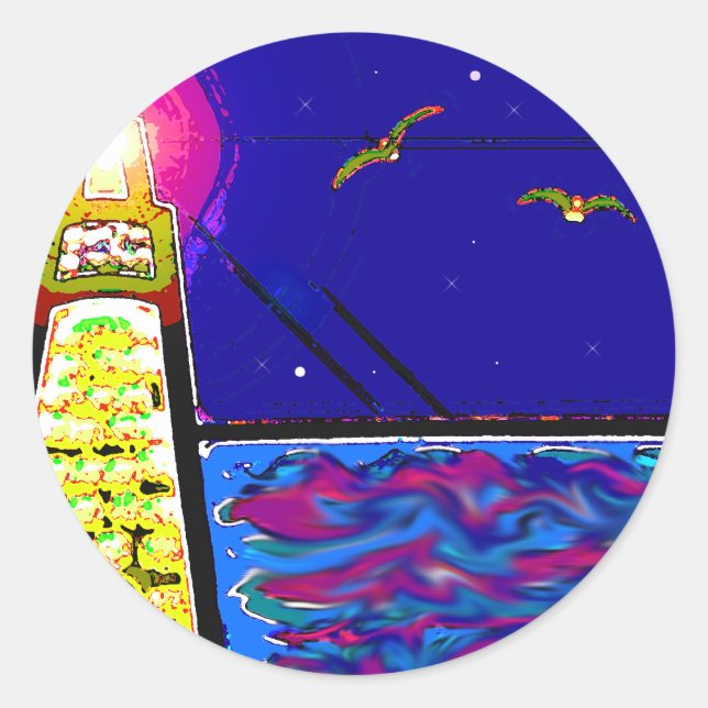 Adesivo Redondo Farol (Frente)