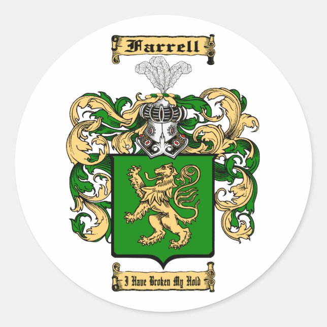 Adesivo Redondo Farrell (Frente)