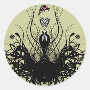 Adesivo Redondo Fashion Diva