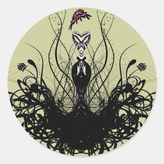 Adesivo Redondo Fashion Diva (Frente)