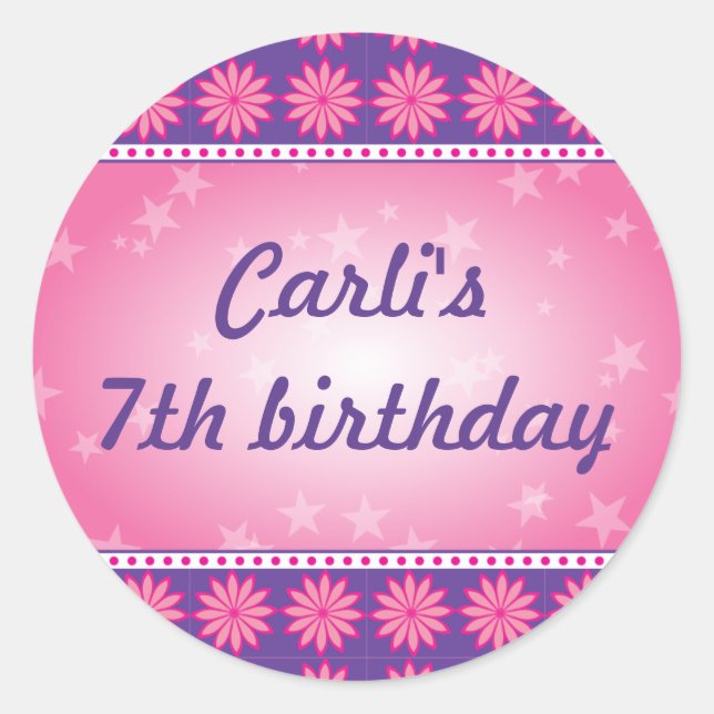 Adesivo Redondo Fashion Diva Sticker (Frente)