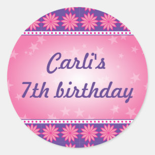 Adesivo Redondo Fashion Diva Sticker