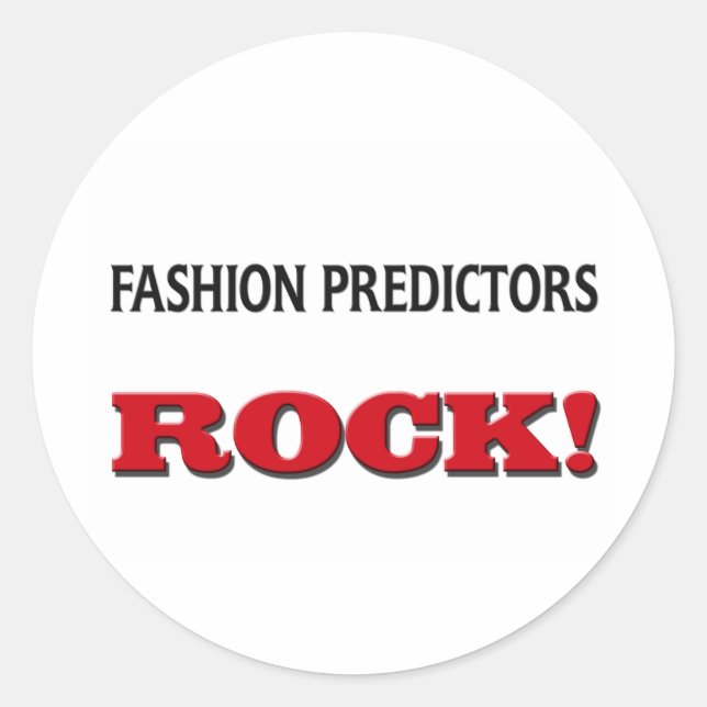 Adesivo Redondo Fashion Predictors Rock (Frente)
