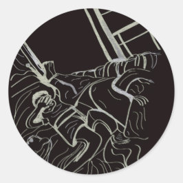 Adesivo Redondo Father and Son