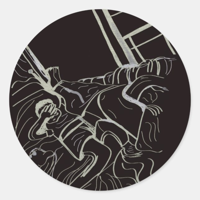 Adesivo Redondo Father and Son  (Frente)