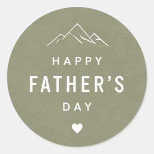 Adesivo Redondo Father's Day Classic