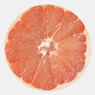 Adesivo Redondo Fatia da toranja