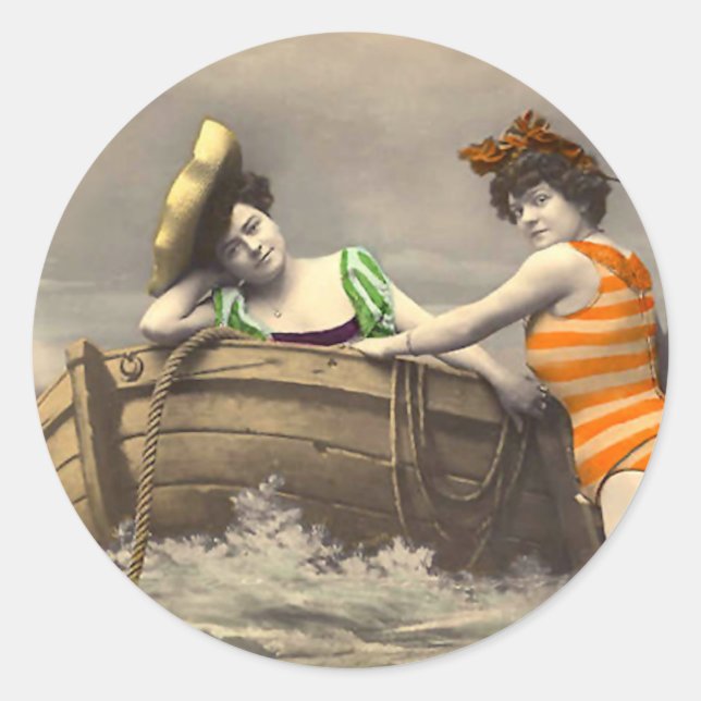 Adesivo Redondo Fato De Banho Escanadoso (Frente)