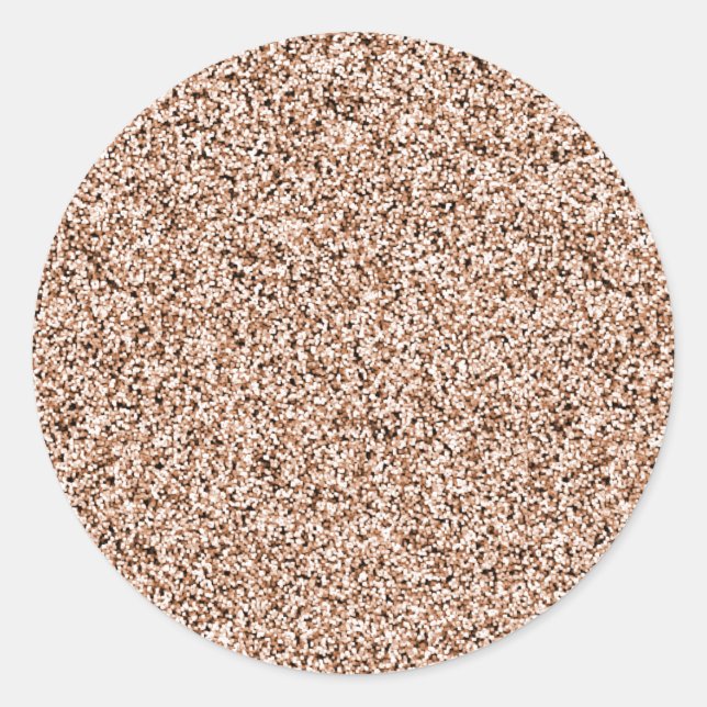 Adesivo Redondo Faux Glitter Envelope rosa Dourado (Frente)