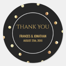 Faux Gold Foil Confetti | Casamento Obrigado A Fav