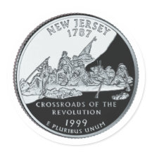 Faux New Jersey State Quarter