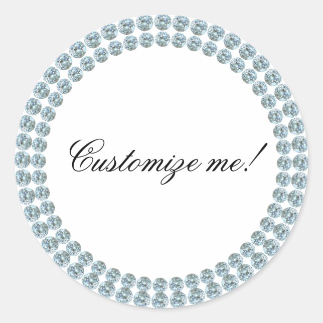 Adesivo Redondo Faux Show Stickers (Frente)