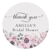 Favor de Agradecimento para Chá de Noiva Floral de