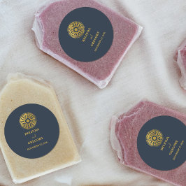 Adesivo Redondo Favor de Casamento de Passaporte de Destino Compas