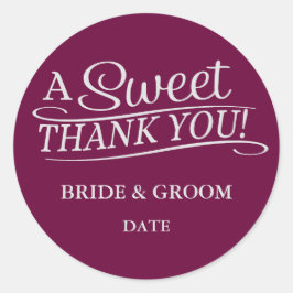 ADESIVO REDONDO FAVOR DE CASAMENTO, STICKER.