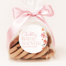 Favor de Chuva de Noiva Floral Silvestre Papoulas