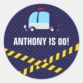 Adesivo Redondo Favor de Convidado da Festa de aniversário tematiz