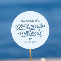 Favor de Festa de Solteira Blue Beach