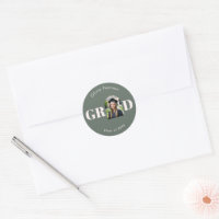 Favor de Graduação com Foto de Arco Verde Oliva Mo