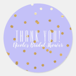 Adesivo Redondo Favor do Partido Moderno dos Pontos de Confetti Ro