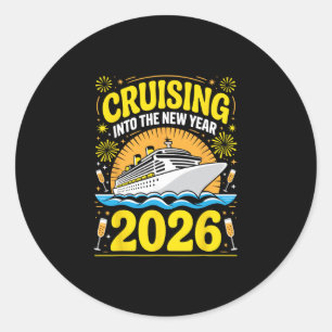 Adesivo Redondo Favoritos para Festa de Ano Novo 2026 Cruising Int