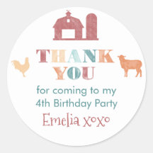 Fazenda Festa de aniversário Sexo Neutro Obrigado