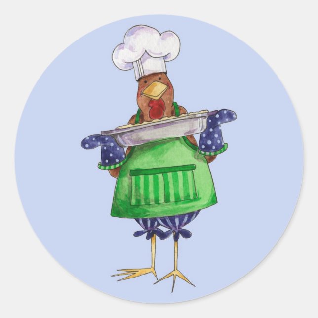 Adesivo Redondo Fazer Casserole (Frente)