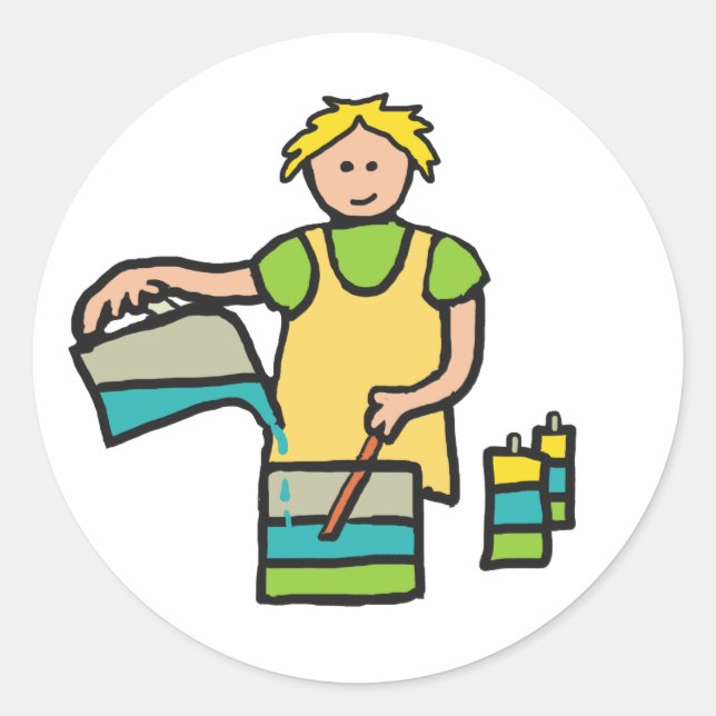 Adesivo Redondo Fazer de Vela (Frente)