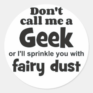 Adesivo Redondo FB feericamente da poeira do geek