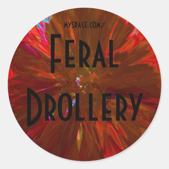 Adesivo Redondo fdslamanderova (Frente)