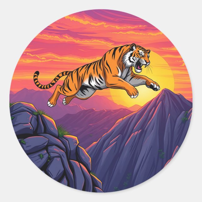 Adesivo Redondo Fearless Leap  (Frente)