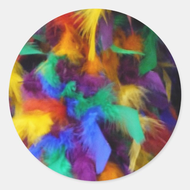 Adesivo Redondo Feather soft (Frente)