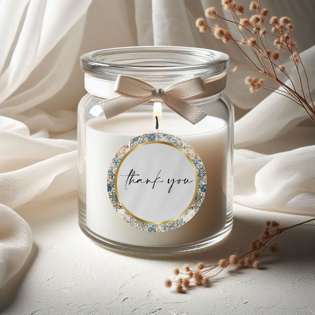 Adesivo Redondo Febre de Azulejo do Mediterrâneo: italiano Positan (Criador carregado)