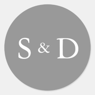 Adesivo Redondo Fecho de Envelope com Título de Amor